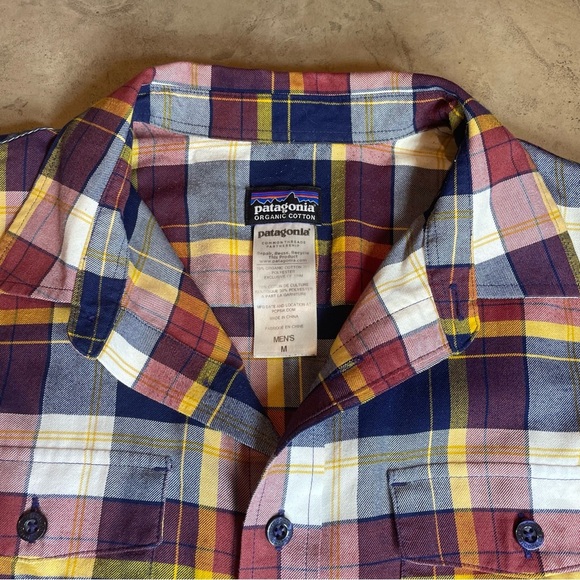 Patagonia Men's Multi Color Plaid Flannel Long Sleeve Buckshot Shirt Sz M - Picture 4 of 8